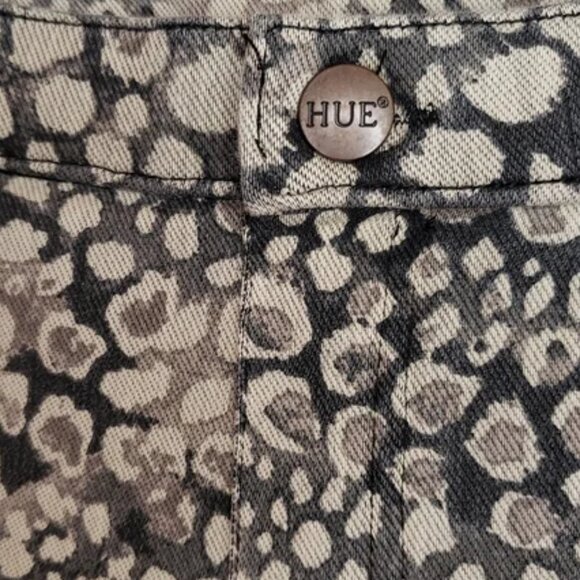 Hue Jeans Pull On Animal Neutral Beige Combo Snake Print Legging Jeans. Sz: S - Picture 7 of 11